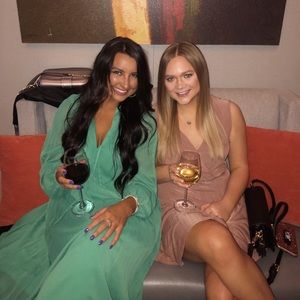 Pleated Green Midi Dress